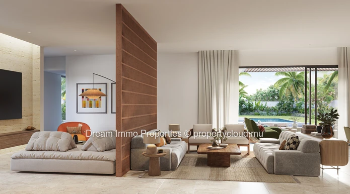 Unique villa 4 chambres avec accès plage & services hôteliers à Trou aux Biches – Ile Maurice