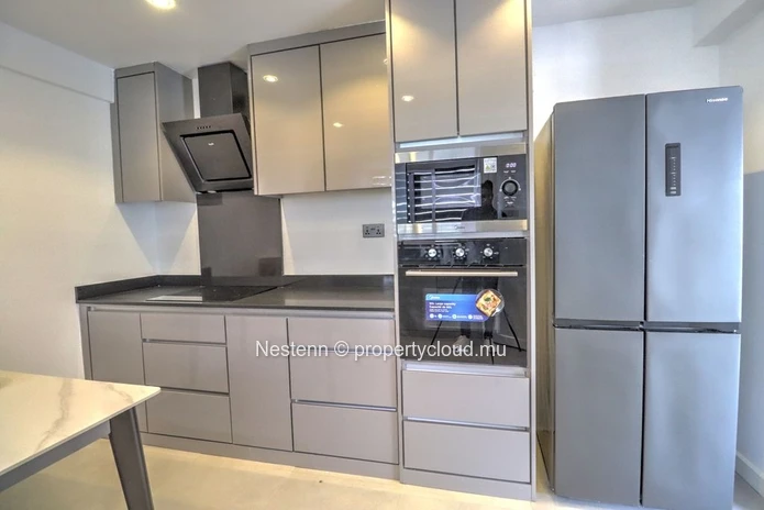 Appartement 2 chambres récemment rénové à louer à Pointe aux Canonniers