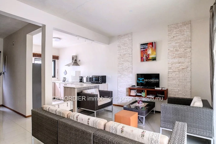 Duplex in residence with communal swimming pool