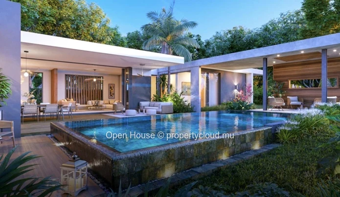 PDS Villa for sale in Grand Baie, ideally located - 3 en-suite bedrooms - cellar - laundry room - pantry - double gar...