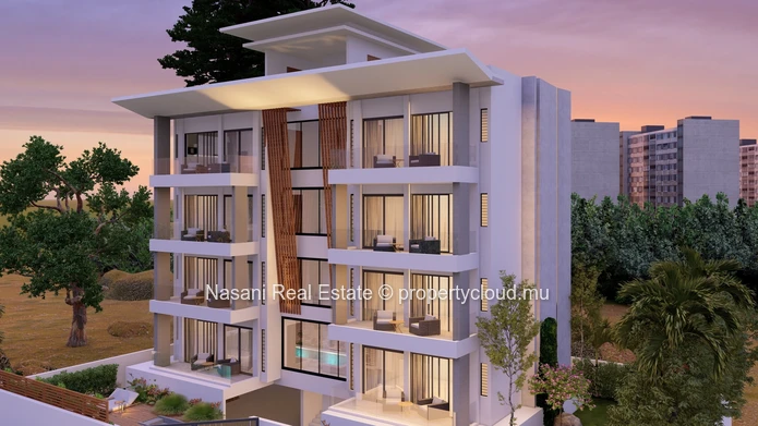Marivana Apartments in Grand Baie, 2 bed, 2 bath, 78 sqm @ Rs 6.5m