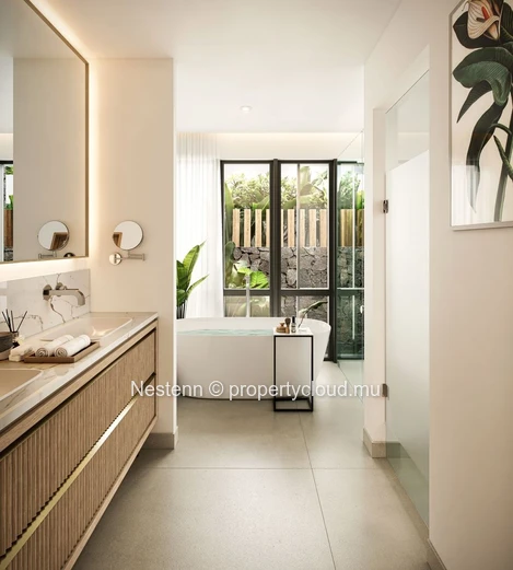 Villa contemporaine de 4 chambres dans un des domaines les plus prestigieux de l'Ile. 