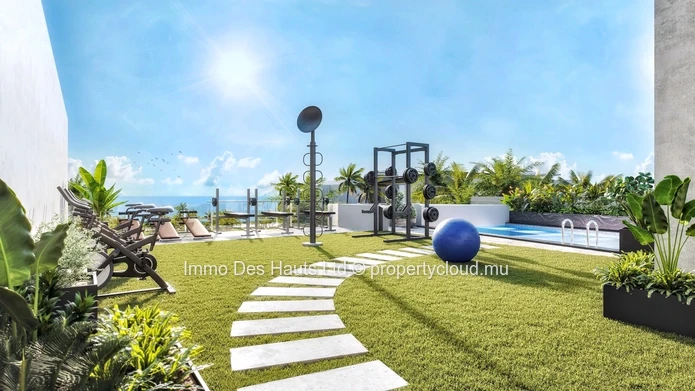 2 Bedroom Apartment  ground floor for sale Tamarin 
