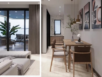 Appartement de 3 Chambres