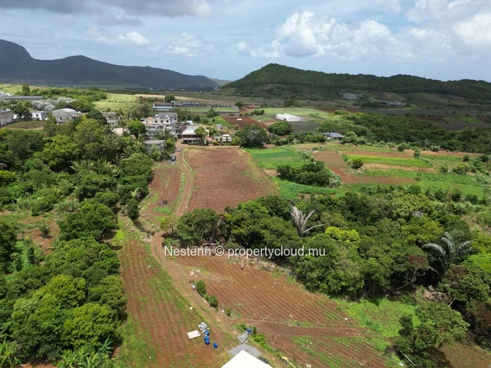Residential land with mountain views with riverlet
