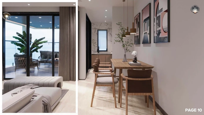 L’Élégance Absolue en Bord de Mer – Appartement de Luxe de 3 Chambres à Péreybère