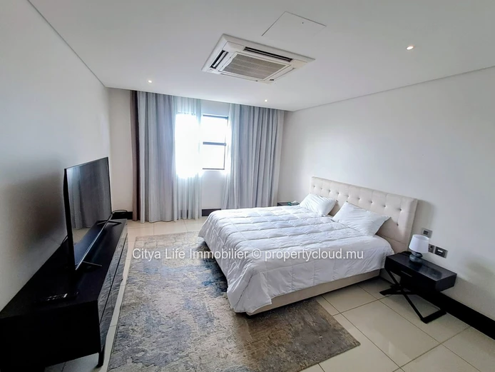 3-Bedroom Furnished Apartment for Rent in Grand Baie with Pool