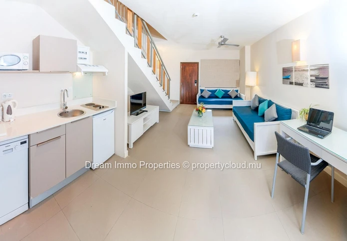 Stunning 1-bedroom duplex apartment only 50m from Trou aux Biches beach – Mauritius