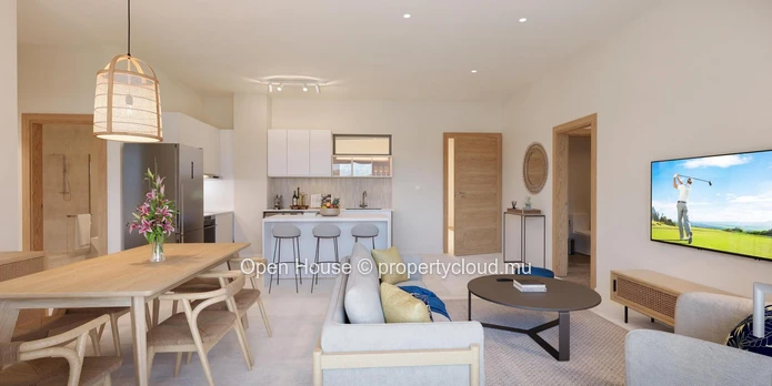 Appartement 3 chambres à vendre à Grand Baie avec piscine commune