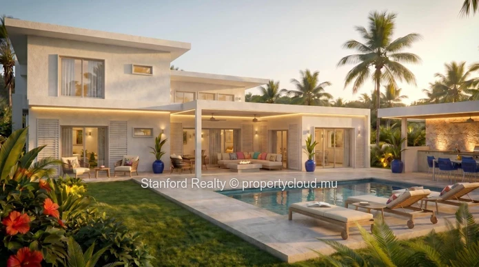 Luxury Single-Storey Villa for Sale - 4 Bedrooms, Trou aux Biches, North