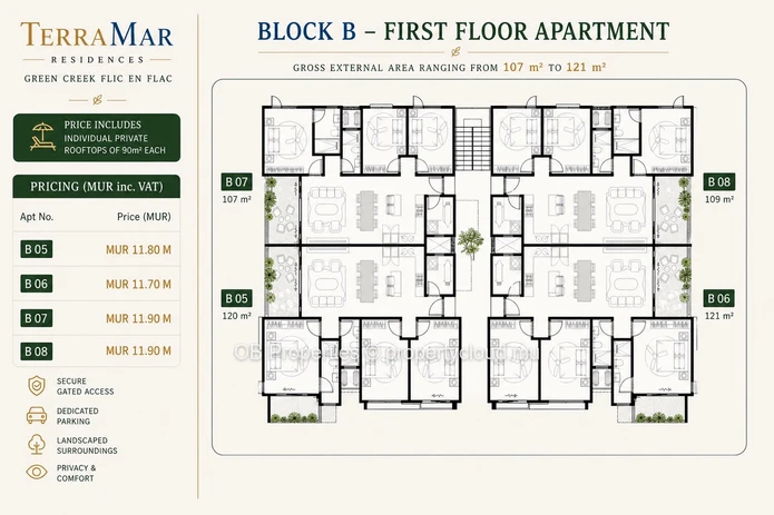Appartements Contemporains de Prestige – 3 Chambres
