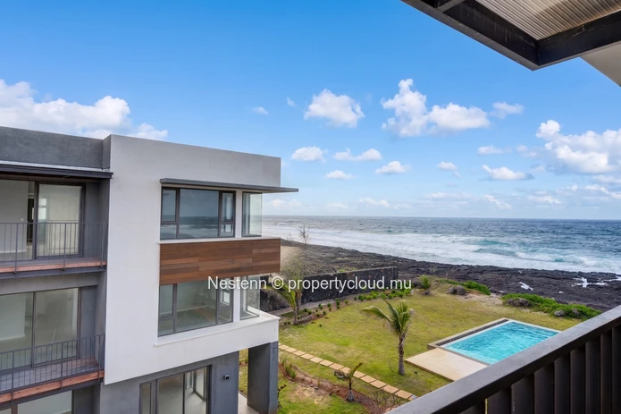 3-bedroom apartment in a seaside residence.