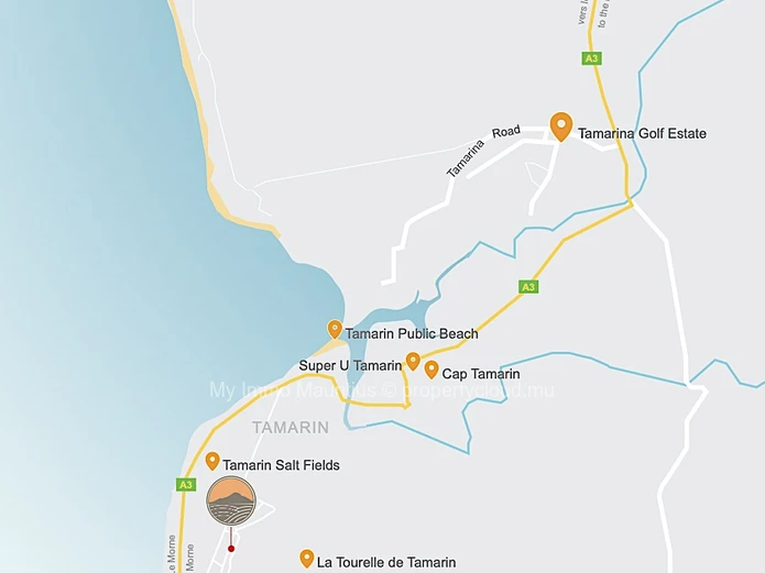 New 3 bedrooms apartment Tamarin