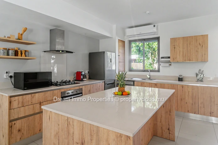 3-bedroom beachfront duplex with private pool and private rooftop in Grand Gaube – Mauritius
