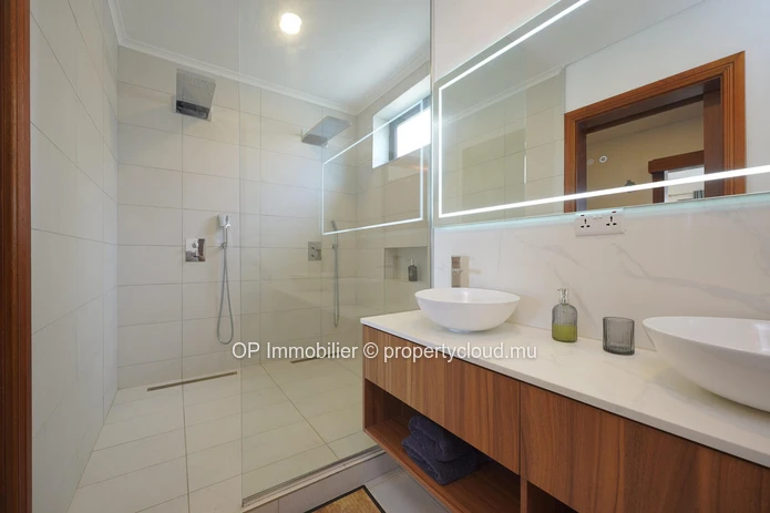 Appartement R+2 à vendre à Pointe aux Canonniers, 167m², 3 chambres, piscine commune, meublé, climatisé, garage, proc...