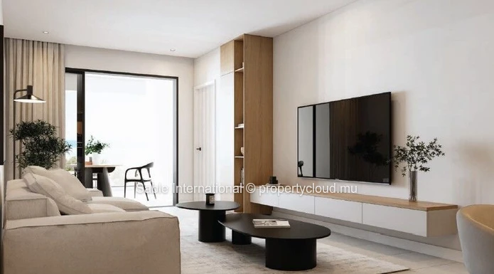Penthouse R+2 224m², Tamarin - Rivière Noire, piscine privée, proximité écoles, bus, golf, hôpital, magasins.