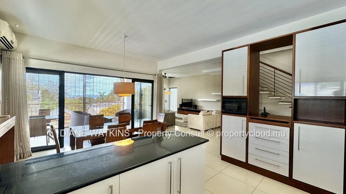 Sea-View Furnished Duplex Apartment for Rent in Tamarin