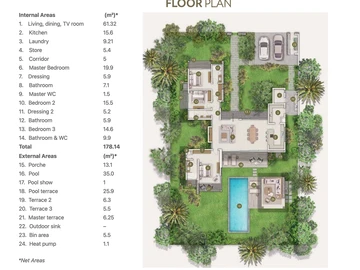 3 Bedroom Villa
