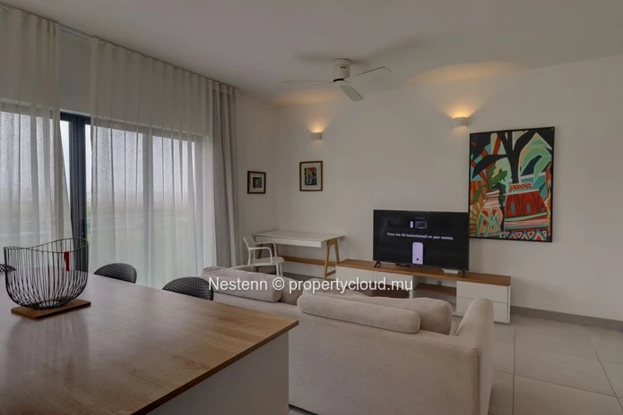 Modern 2-bedroom apartment in Moka , fully equipped kitchen, air conditioning, and close to amenities.