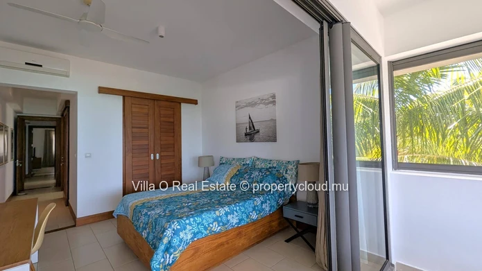 Breathtaking view from this beautiful apartment in a waterfront secure residence, with a lovely pool on the deck amid...