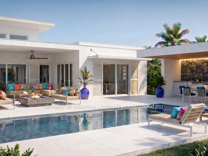 JINVESTY COLLECTION : LAELIA Luxury 4-bedroom single-storey PDS villa near the beach - Mauritius