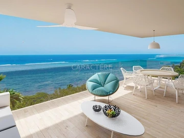 Seaview apartment in the wild south of Mauritius
