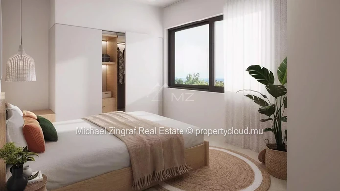 3 bedrooms apartment on groundfloor in Tamarin