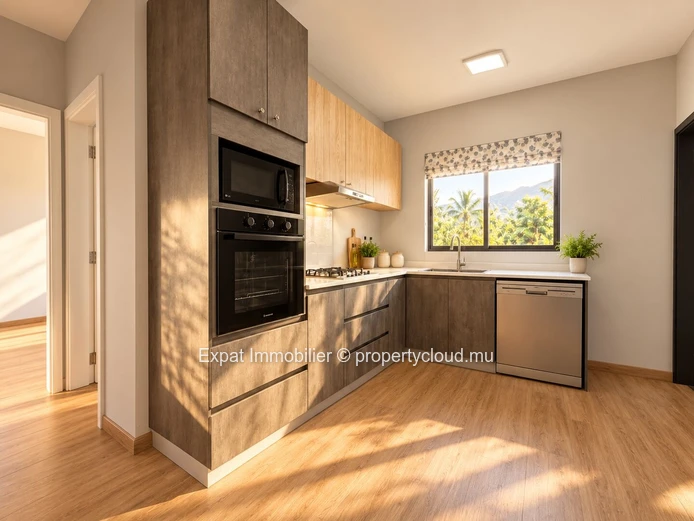 Brand-New 3-Bedroom Apartment with Pool & Panoramic Rooftop – Green Creek, Flic-en-Flac