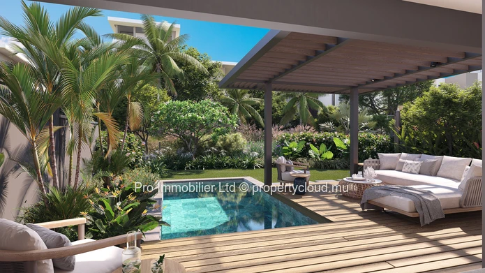 A home that breathes with you.'Ophélys' 3 and 4 bedrooms Townhouse for sale at Azuri Ocean and Golf resort Roches Noi...