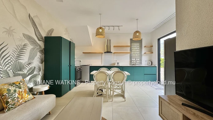 Contemporary 60 m² Studio for Rent in Petite Rivière Noire (Utilities Included: Water, Electricity, WiFi)