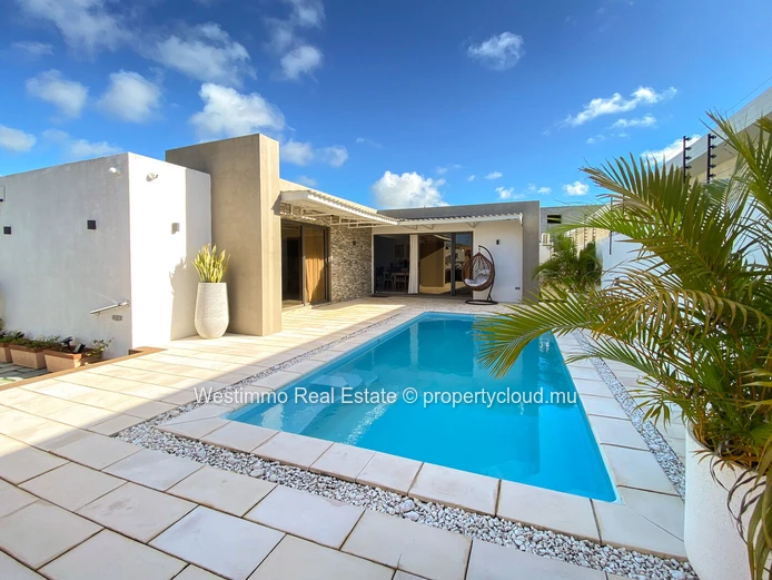 Modern contemporary villa for rent in Grand Baie