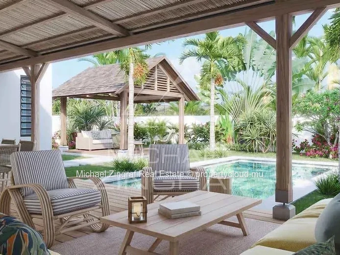 Villa 3 chambres dans une résidence à Grand Baie