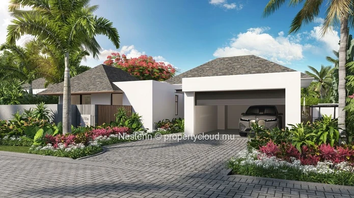 Villa contemporaine de 4 chambres dans un des domaines les plus prestigieux de l'Ile. 