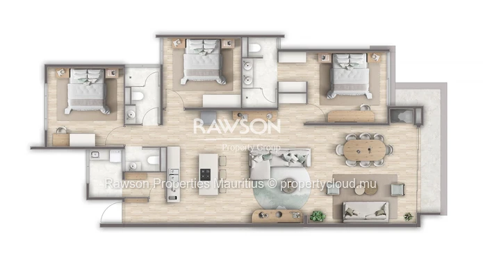 Moka Chéri – An Exclusive Collection of 12 Apartments with Views of Le Pouce Mountain