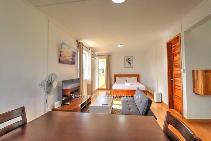 Charmant appartement traditionnel d'une chambre à Grand Baie, entièrement meublé avec des équipements modernes, à pro...