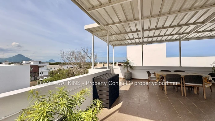  Modern 3-Bedroom Duplex with Pool and Rooftop for sale in Flic en Flac