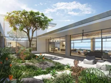 Prestigious villa with panoramic sea views for sale in a golf estate in Bel Ombre, Mauritius