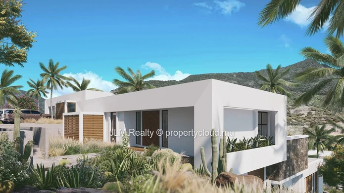 Villa contemporaine à vendre avec vue mer à Petite Rivière Noire, Île Maurice