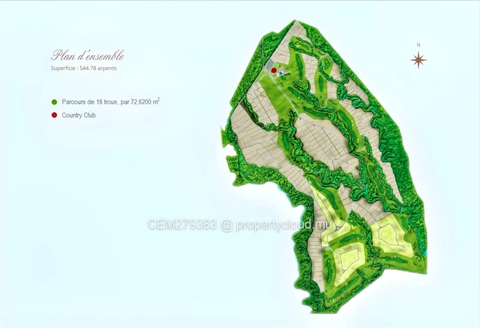 À VENDRE – 25 Terrains Résidentiels dans le Domaine Avalon Golf Estate, Bois Chéri