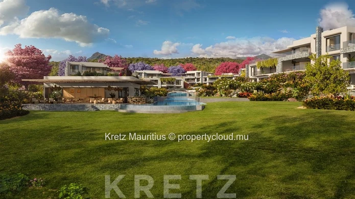 Three-bedroom seafront penthouse with views of Le Morne