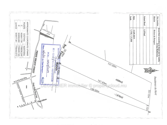 Large residential plot near the beach