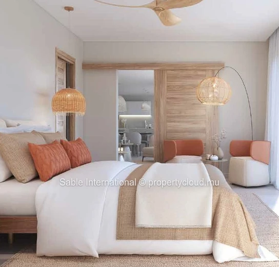 Appartement R+2 à vendre à Péreybère, 164m², 3 chambres, piscine commune, proche de la mer et des commodités.