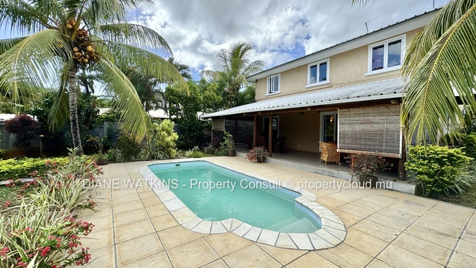 Art de vivre tropical avec piscine privée à louer au cœur de Tamarin