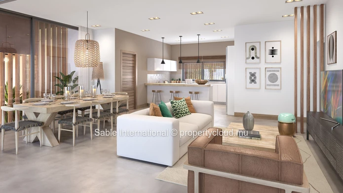 PDS à vendre à Tamarin, Rivière Noire - Black River. Extérieurs : LP, Parking, Veranda, Balcon, Piscine. Intérieurs :...