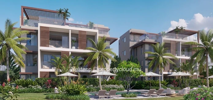 Appartement contemporain de 2 chambres avec vue sur mer et montagne, dans une résidence sécurisée à proximité des com...
