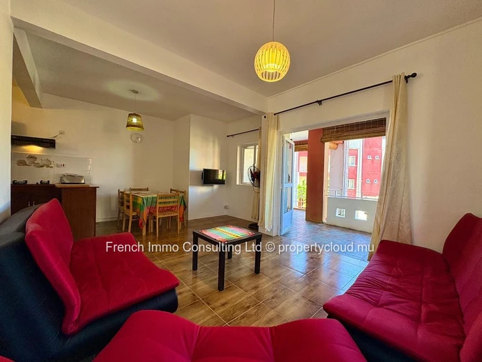Appartement 2 chambres, piscine commune a pereybere