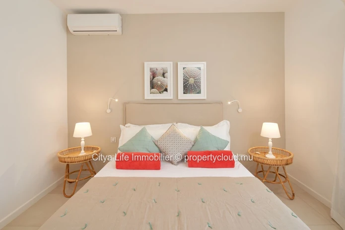 Magnifique Appartement REZ+2 à vendre à Pointe aux Canonniers, 131m², 3 chambres, piscine commune, proche écoles, par...