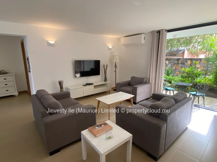 JINVESTY MAURITIUS : RENT 2 BR en suite Mont beach on walk... 49000