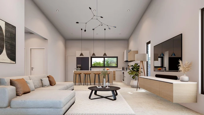 Villa Vente sur Plan à Péreybère