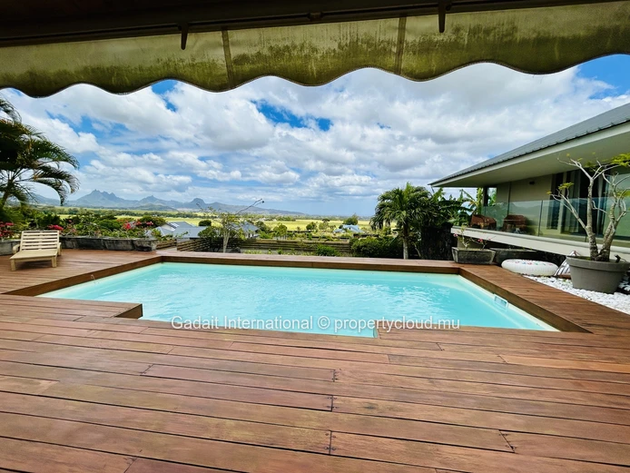 Villa contemporaine avec vue mer et montagne – Mont Piton, Île Maurice